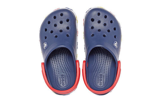 Crocs (PS) Mickey Outdoor Flat Heel Sports Dunkelblaue Sandalen 207077-410 Crocs (PS) Mickey Outdoor Flat Heel Sports Dunkelblaue Sandalen 207077-410