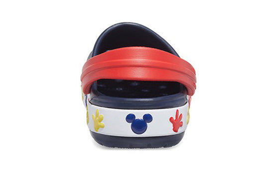 Crocs (PS) Mickey Outdoor Flat Heel Sports Dunkelblaue Sandalen 207077-410 Crocs (PS) Mickey Outdoor Flat Heel Sports Dunkelblaue Sandalen 207077-410