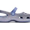 Crocs (PS) Outdoor Flache Ferse Glänzende Sport Blaue Sandalen 206370-434 Crocs (PS) Outdoor Flache Ferse Glänzende Sport Blaue Sandalen 206370-434