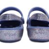 Crocs (PS) Outdoor Flache Ferse Glänzende Sport Blaue Sandalen 206370-434 Crocs (PS) Outdoor Flache Ferse Glänzende Sport Blaue Sandalen 206370-434