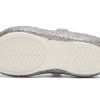 Crocs (PS) Outdoor Flache Ferse Glänzende Sport-Sandalen in Silber 206370-93R Crocs (PS) Outdoor Flache Ferse Glänzende Sport-Sandalen in Silber 206370-93R