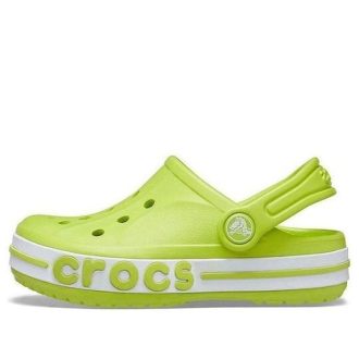 Crocs (PS) Outdoor Flache Ferse Strand Sport Grüne Sandalen 205100-3TX Crocs (PS) Outdoor Flache Ferse Strand Sport Grüne Sandalen 205100-3TX