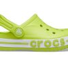 Crocs (PS) Outdoor Flache Ferse Strand Sport Grüne Sandalen 205100-3TX Crocs (PS) Outdoor Flache Ferse Strand Sport Grüne Sandalen 205100-3TX