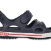 Crocs (PS) Velcro Flat Sports Tiefblaue Sandalen 14854-462 Crocs (PS) Velcro Flat Sports Tiefblaue Sandalen 14854-462
