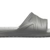 Crocs Reviva Cozy rutschfeste flache Sport-Hausschuhe Unisex Grau 205546-0DV Crocs Reviva Cozy rutschfeste flache Sport-Hausschuhe Unisex Grau 205546-0DV