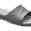 Crocs Reviva Cozy rutschfeste flache Sport-Hausschuhe Unisex Grau 205546-0DV Crocs Reviva Cozy rutschfeste flache Sport-Hausschuhe Unisex Grau 205546-0DV