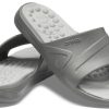 Crocs Reviva Cozy rutschfeste flache Sport-Hausschuhe Unisex Grau 205546-0DV Crocs Reviva Cozy rutschfeste flache Sport-Hausschuhe Unisex Grau 205546-0DV