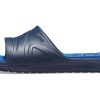 Crocs Reviva Flache Sandalen Blau 205546-4HI Crocs Reviva Flache Sandalen Blau 205546-4HI