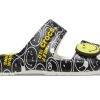 Crocs SmileyWorld x Classic Sandale „Schwarz Weiß“ 207207-94S