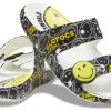 Crocs SmileyWorld x Classic Sandale „Schwarz Weiß“ 207207-94S