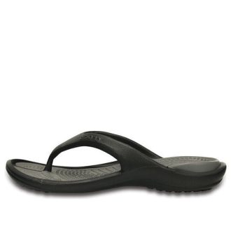 Crocs Soft Sole Cozy Flip-Flops Unisex Schwarz Grau 10024-05M