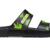 Crocs Soft Sole Schuh Schwarz Grün Unisex „Schwarz Grün“ 207283-0GU