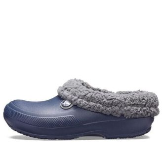 Crocs Stay Warm Cozy Verschleißfeste Sport-Sandalen Unisex Blau 204563-4HE