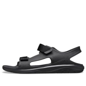 Crocs Swiftwater Light Cozy Sports Schwarze Sandalen 206526-060