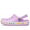 Crocs (TD) Crocs Bayaband Charm Band Clogs „Lila Weiß“ 208102-5PR