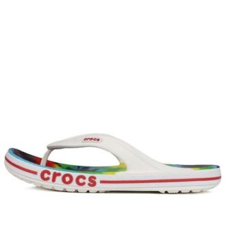 Crocs Tie Dye Pattern Flip-Flops Hausschuhe Weiß Unisex „Weiß“ 206358-94S Crocs Tie Dye Pattern Flip-Flops Hausschuhe Weiß Unisex „Weiß“ 206358-94S