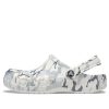Crocs Unisex Bayaband Sandalen – White Camo „Gray White“ 206230-1D3