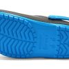 Crocs Verschleißfeste, leichte, gemütliche Sport-Sandalen für Unisex, Schwarz/Blau, „Black Blue“, 205237-49S