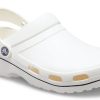 Crocs Verschleißfeste, rutschfeste Sport-Unisex-Sandalen in Weiß und Schwarz „White Black“ 205883-126