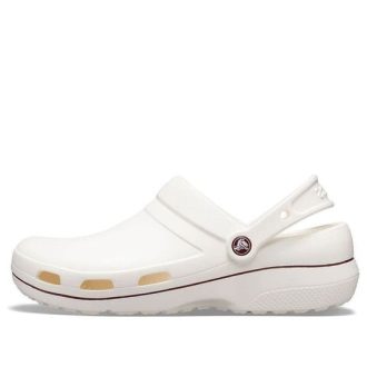 Crocs Wear-Resistant Cozy Sports Unisex Weiß Braun Sandalen „White Brown“ 205883-0FW Crocs Wear-Resistant Cozy Sports Unisex Weiß Braun Sandalen „White Brown“ 205883-0FW