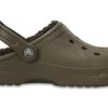 Crocs Wintergefütterte Clogs „Walnut Espresso“ 203766-23J
