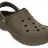 Crocs Wintergefütterte Clogs „Walnut Espresso“ 203766-23J
