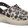 Crocs (WMNS) Baya Plateau-Clogs mit Animal-Print „Leopard“ 208712