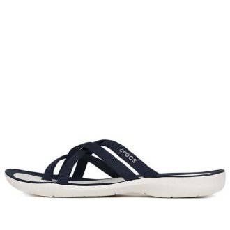 Crocs (WMNS) Beach & Pool SlidesSlippers „Dunkelblau Weiß“ 205479-462