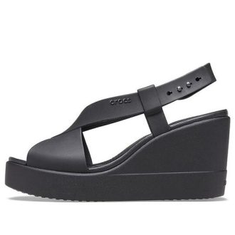 Crocs (WMNS) Brooklyn Cozy rutschfeste Sport-Sandalen in Schwarz 206222-060
