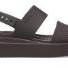 Crocs (WMNS) Brooklyn Croco Low Espresso Sandale „Braun“ 208585-206