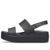 Crocs (WMNS) Brooklyn Freizeitsandalen mit dicker Sohle, Schwarz, 206453-060 Crocs (WMNS) Brooklyn Freizeitsandalen mit dicker Sohle, Schwarz, 206453-060