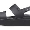 Crocs (WMNS) Brooklyn Freizeitsandalen mit dicker Sohle, Schwarz, 206453-060 Crocs (WMNS) Brooklyn Freizeitsandalen mit dicker Sohle, Schwarz, 206453-060