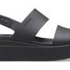 Crocs (WMNS) Brooklyn Freizeitsandalen mit dicker Sohle, Schwarz, 206453-060 Crocs (WMNS) Brooklyn Freizeitsandalen mit dicker Sohle, Schwarz, 206453-060