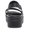Crocs (WMNS) Brooklyn Freizeitsandalen mit dicker Sohle, Schwarz, 206453-060 Crocs (WMNS) Brooklyn Freizeitsandalen mit dicker Sohle, Schwarz, 206453-060