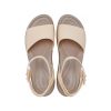 Crocs (WMNS) Brooklyn Knöchelriemen-Keilsandalen „Cremeweißbraun“ 209406-2DS