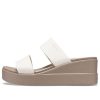 Crocs (WMNS) Brooklyn Leichte Pilzgraue Sandalen 206219-16T Crocs (WMNS) Brooklyn Leichte Pilzgraue Sandalen 206219-16T