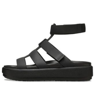 Crocs (WMNS) Brooklyn Luxe Gladiator Sandalen „Schwarz“ 209557-060