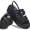 Crocs (WMNS) Brooklyn Riemchensandalen in Schwarz 206751-001