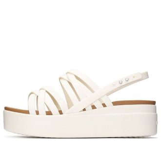 Crocs (WMNS) Brooklyn Riemchensandalen in Weiß 206751-159
