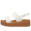 Crocs (WMNS) Brooklyn Woven Wedge Sandalen „Weiß Braun“ 209977-0WV