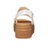 Crocs (WMNS) Brooklyn Woven Wedge Sandalen „Weiß Braun“ 209977-0WV