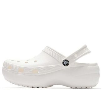 Crocs (WMNS) Classic Clog Clouds Retro Strandschuh Weiß 206750-100