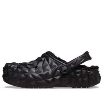 Crocs (WMNS) Classic Clog Gefütterte geometrische Schuhe „Schwarz“ 210069-001