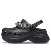 Crocs (WMNS) Classic Clog Retro Sandalen Schwarz Silber 206662-067 Crocs (WMNS) Classic Clog Retro Sandalen Schwarz Silber 206662-067