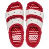 Crocs (WMNS) Classic Cozzzy Holiday Sweater Sandale „Weiß Rot“ 209227-90H