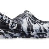 Crocs (WMNS) Classic Lined Clog Outdoor-Sandalen „Marbled White Black“ 207180-103