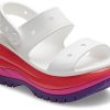Crocs (WMNS) Classic Mega Crush Sandale „Weiß Rot Lila“ 207989-94S