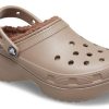Crocs (WMNS) Classic Plateau-Clogs mit Futter „Mushroom“ 207938-195