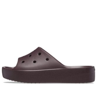 Crocs (WMNS) Classic Plateau-Slides „Dark Cherry“ 208180-6WD