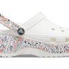 Crocs (WMNS) Classic Platform Americana Paisley Clogs „Weiß“ 207337-94S